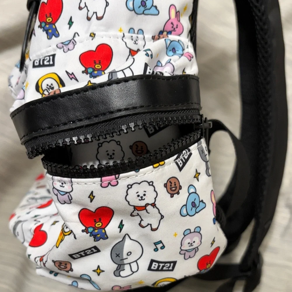NEW BT21 Character Print Backpack - Picture 11 of 13